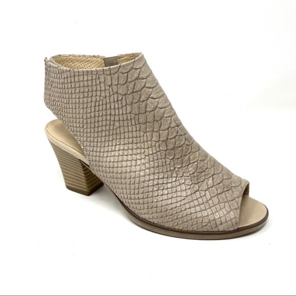 Gabor Open Toe shimmering snake Shoes